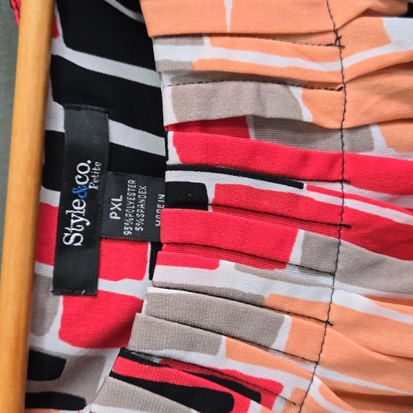 Style & Co. Cap Sleeve Top - Picture 2 of 4